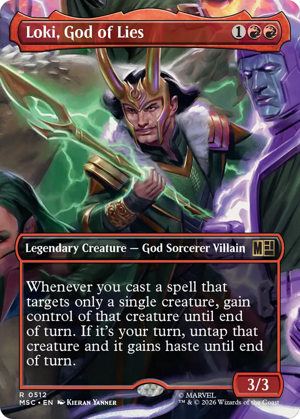 Loki, God of Lies - Borderless Scene: Villains Unleashed (MSC) (Pre-Order)