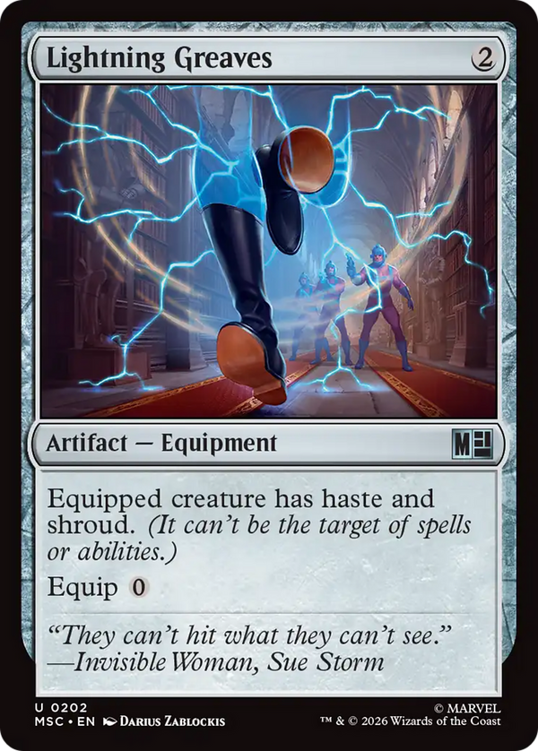 Lightning Greaves (MSC) (Pre-Order)