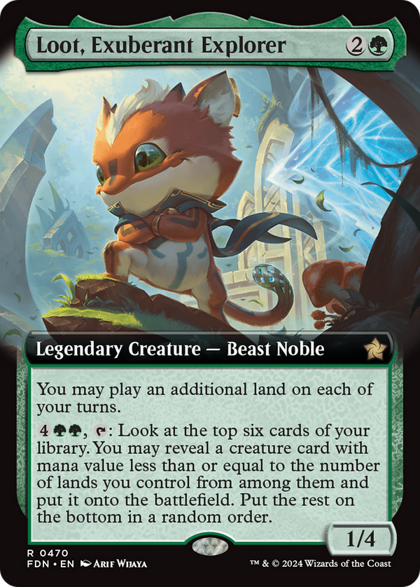 Loot, Exuberant Explorer - Extended Art (FDN)