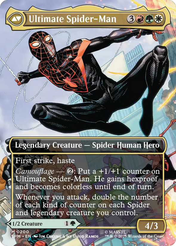 Miles Morales // Ultimate Spider-Man - Borderless Scene (200) (SPM)