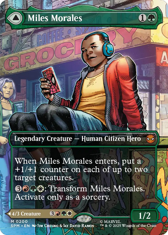 Miles Morales // Ultimate Spider-Man - Borderless Scene (200) (SPM)