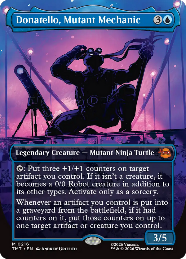 Donatello, Mutant Mechanic - Silhouette Showcase (TMT)