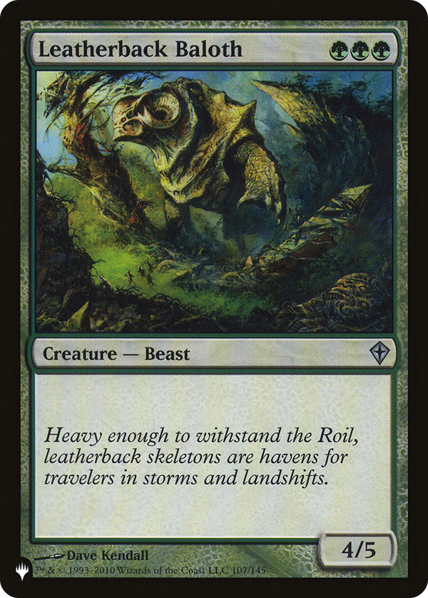 Leatherback Baloth - WWK Reprint (PLST)