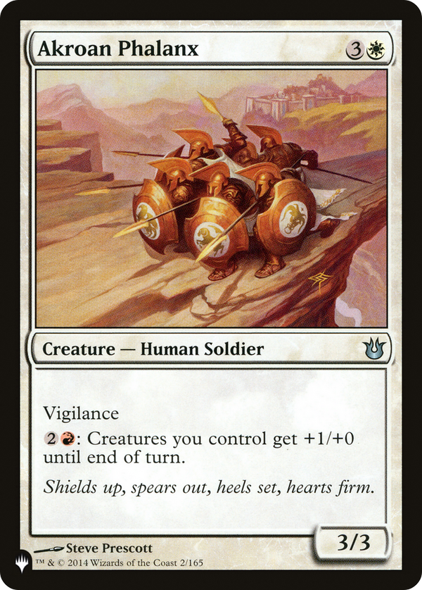 Akroan Phalanx - BNG Reprint (PLST)