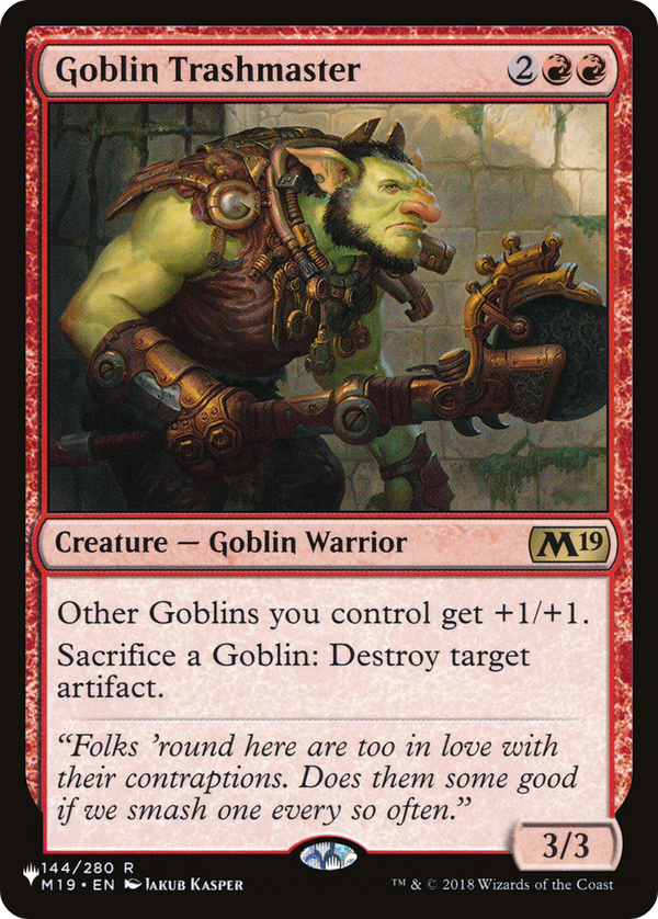 Goblin Trashmaster - M19 Reprint (PLST)