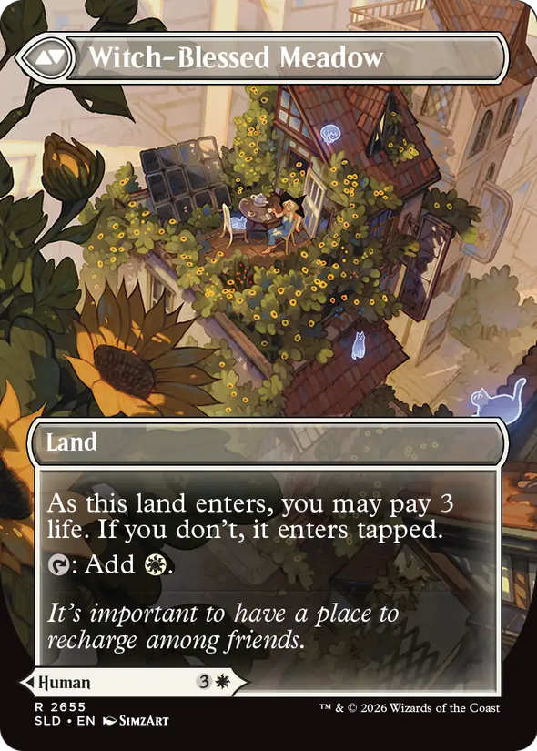 Witch Enchanter // Witch-Blessed Meadow - Witch's Familiar (SLD)