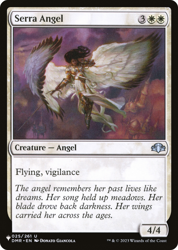 Serra Angel (025) - DMR Reprint (PLST)