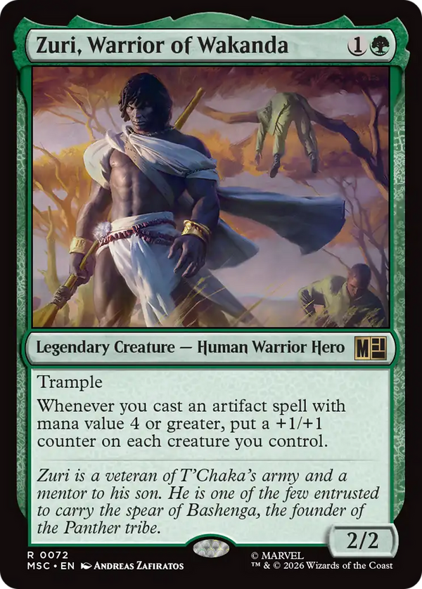 Zuri, Warrior of Wakanda (MSC) (Pre-Order)