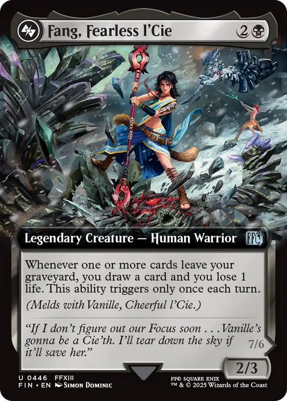 Fang, Fearless l'Cie // Ragnarok, Divine Deliverance - Extended Art (FIN)