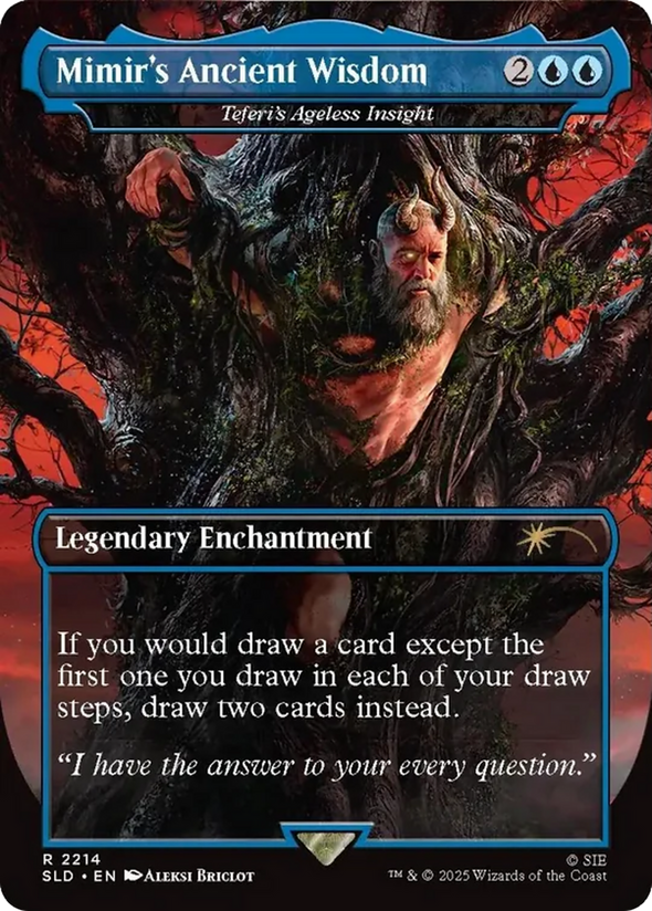 Mimir's Ancient Wisdom // Teferi's Ageless Insight - God Of War: Norse (SLD)