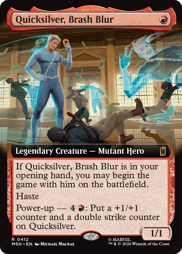 Quicksilver, Brash Blur - Extended Art (MSH) (Pre-Order)