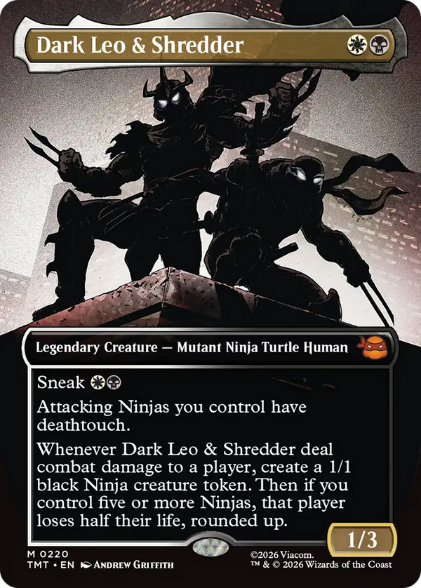 Dark Leo & Shredder - Silhouette Showcase (TMT)