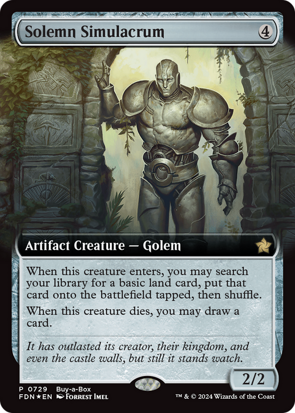 Solemn Simulacrum - Borderless - Buy-A-Box (FDN)