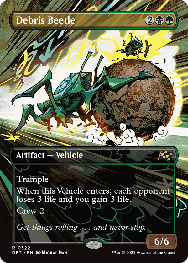 Debris Beetle - Borderless Revved Up (DFT)