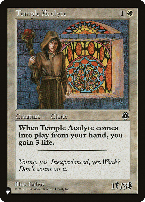 Temple Acolyte - P02 Reprint (PLST)
