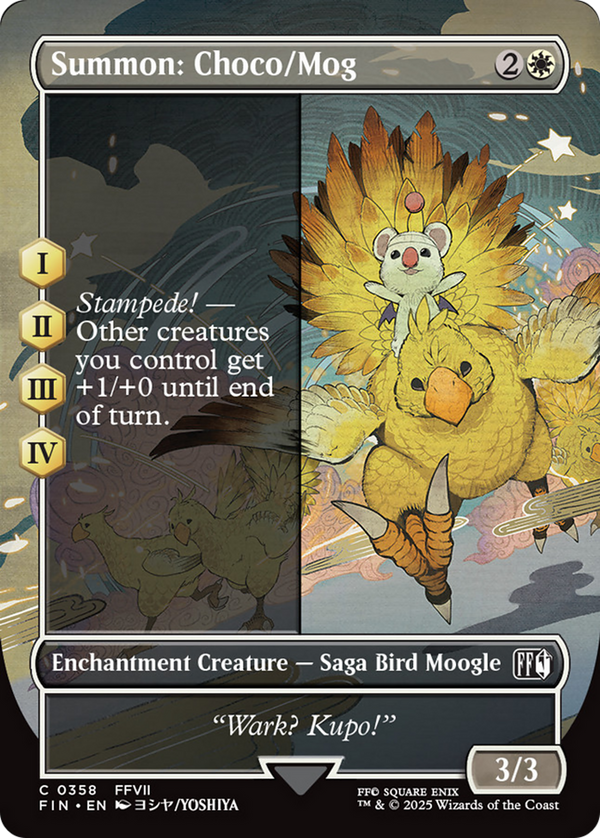 Summon: Choco/Mog - Borderless (FIN)
