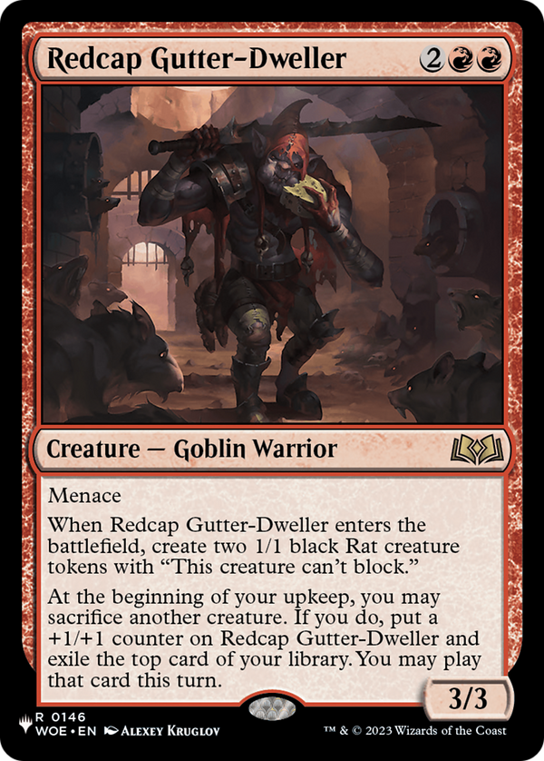 Redcap Gutter-Dweller - WOE Reprint (PLST)