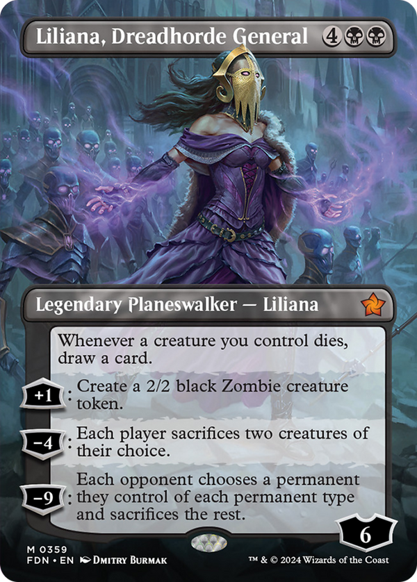 Liliana, Dreadhorde General - Borderless (FDN)