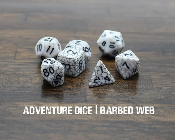 Adventure Dice - 7 Piece Set - Barbed Web