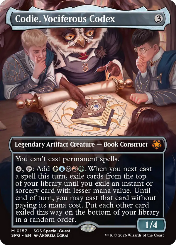 Codie, Vociferous Codex - Borderless (SPG)