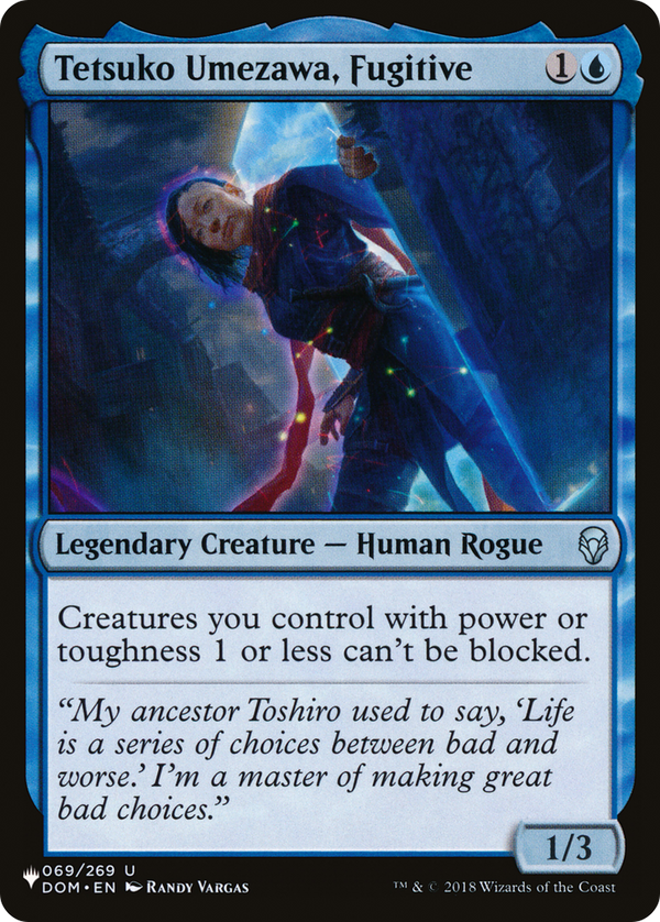 Tetsuko Umezawa, Fugitive - DOM Reprint (PLST)