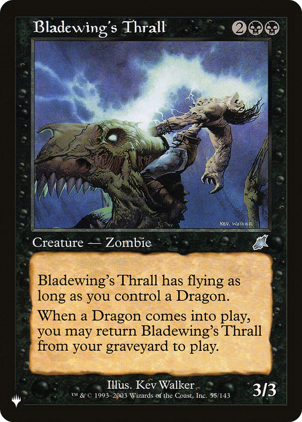 Bladewing's Thrall - SCG Reprint (PLST)