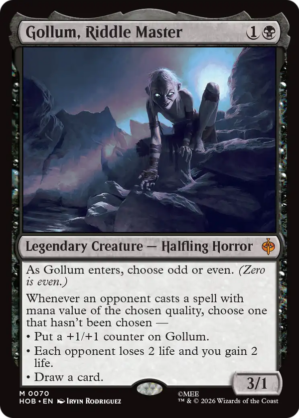 Gollum, Riddle Master (HOB) (Pre-Order)