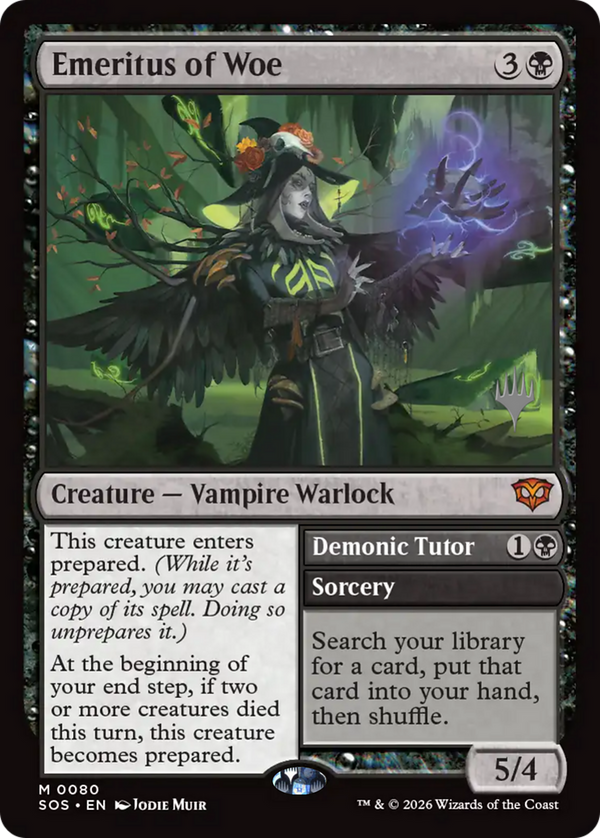 Emeritus of Woe // Demonic Tutor - Promo Pack (PSOS)