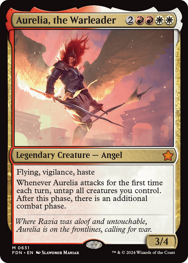 Aurelia, the Warleader (FDN)