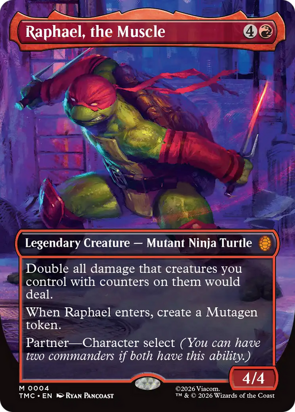 Raphael, the Muscle - Borderless (TMC)