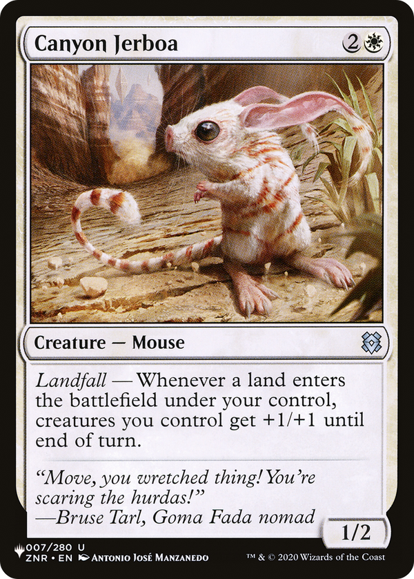 Canyon Jerboa (007) - ZNR Reprint (PLST)