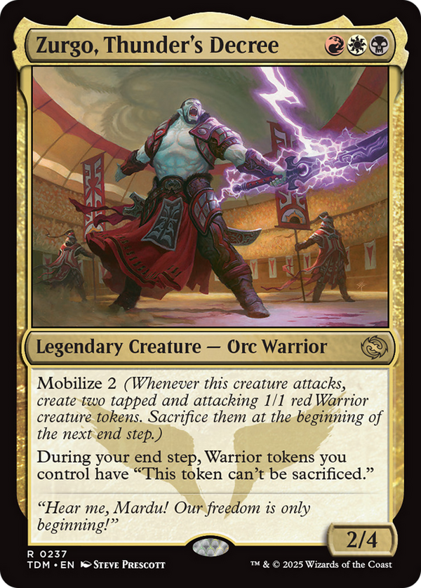 Zurgo, Thunder's Decree (TDM)