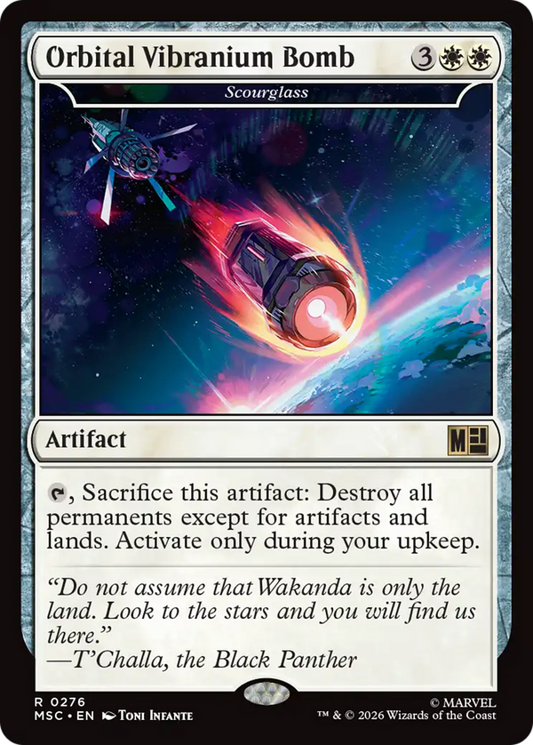 Orbital Vibranium Bomb // Scourglass (MSC) (Pre-Order)