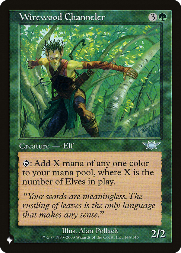Wirewood Channeler - LGN Reprint (PLST)
