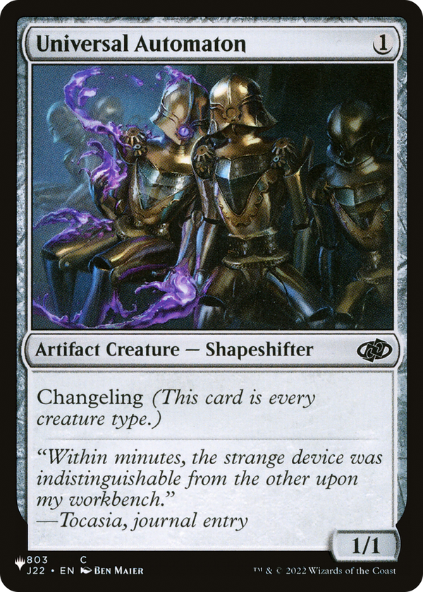 Universal Automaton - J22 Reprint (PLST)
