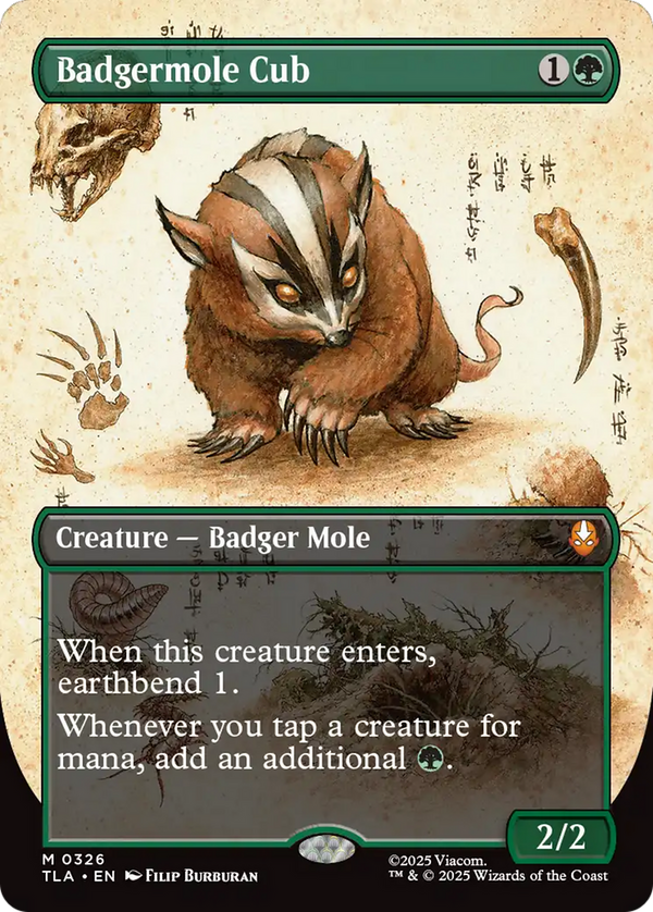 Badgermole Cub - Borderless Field Notes (TLA)