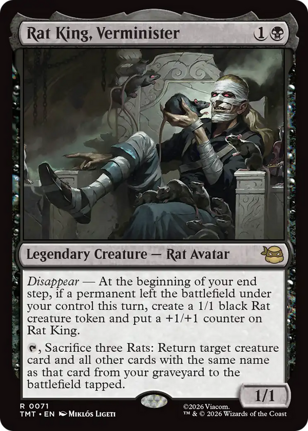 Rat King, Verminister (TMT)