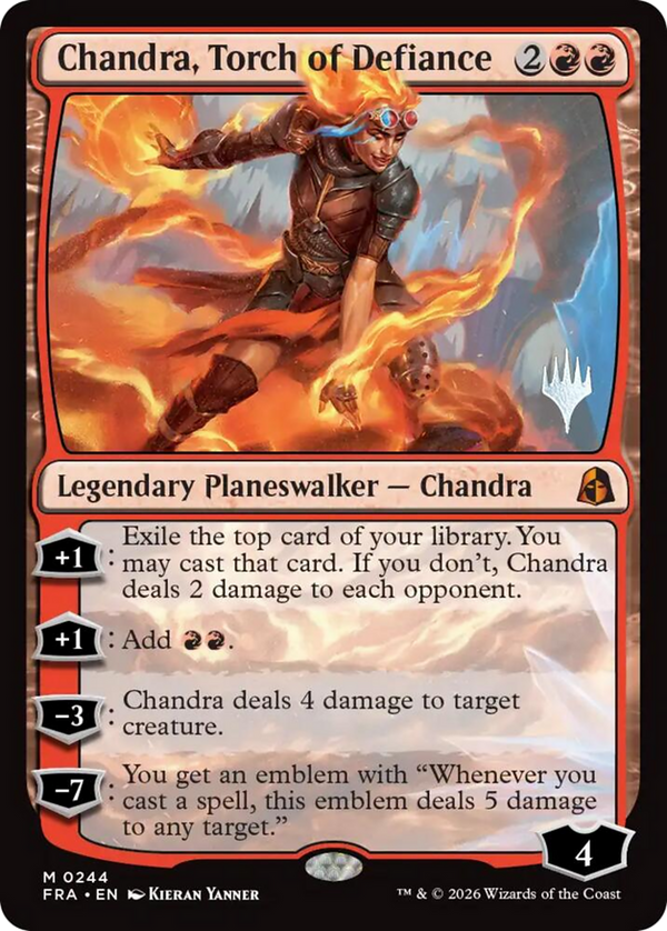 Chandra, Torch of Defiance - Promo Pack (PFRA)