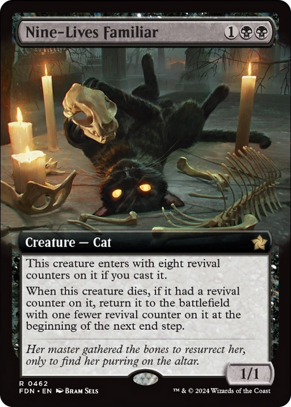Nine-Lives Familiar - Extended Art (FDN)