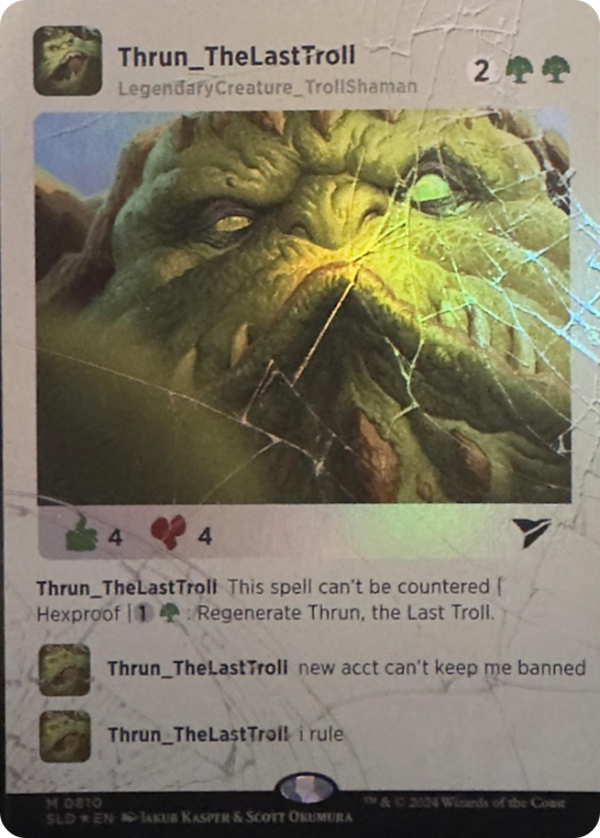 Thrun, the Last Troll - Goblingram  (SLD)