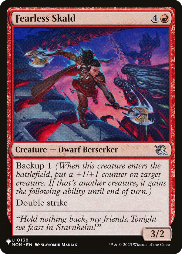 Fearless Skald - MOM Reprint (PLST)