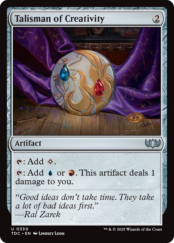 Talisman of Creativity (TDC)