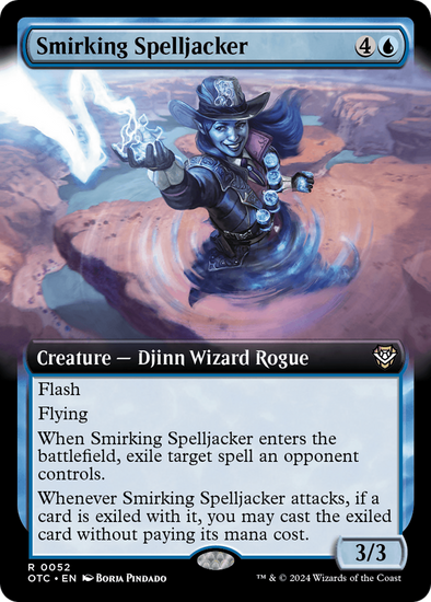 Smirking Spelljacker - Extended Art (OTC)