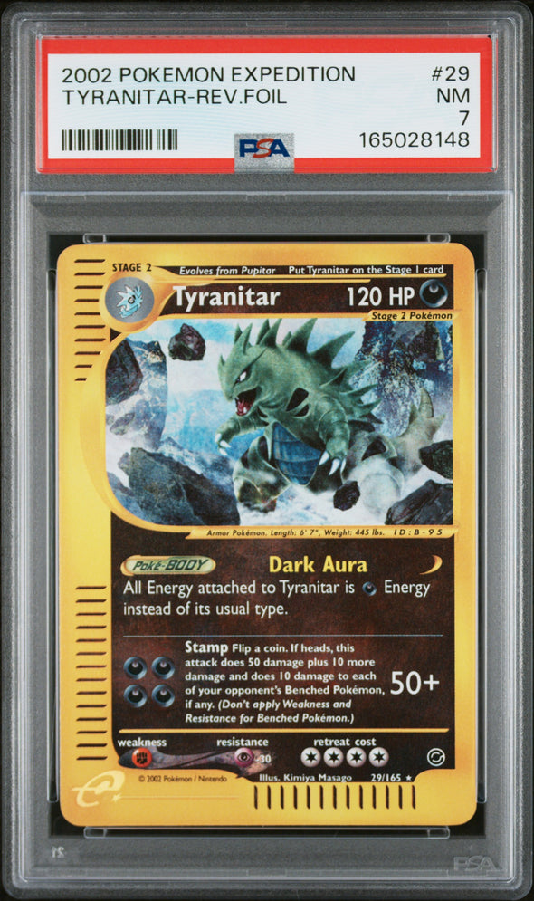 TYRANITAR-REV.FOIL (29) - POKEMON EXPEDITION - NM 7