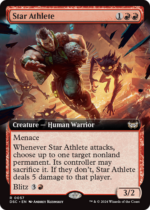 Star Athlete - Extended Art (DSC)