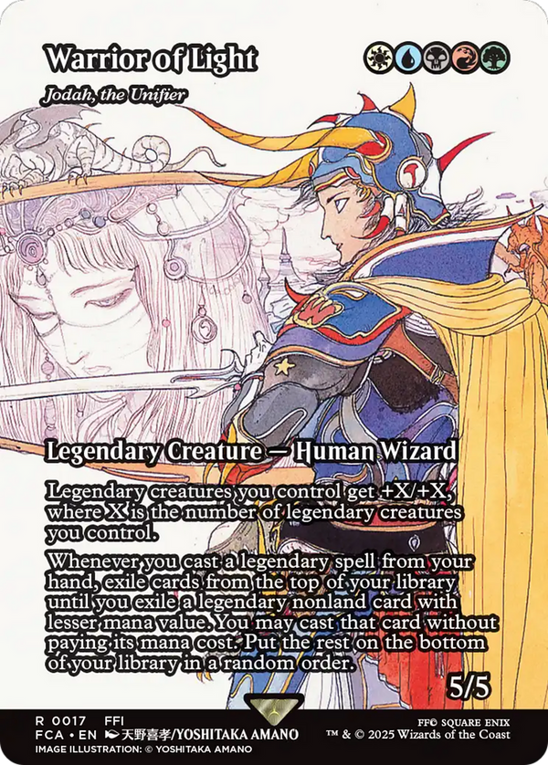 Warrior of Light // Jodah, the Unifier - Borderless (FCA)