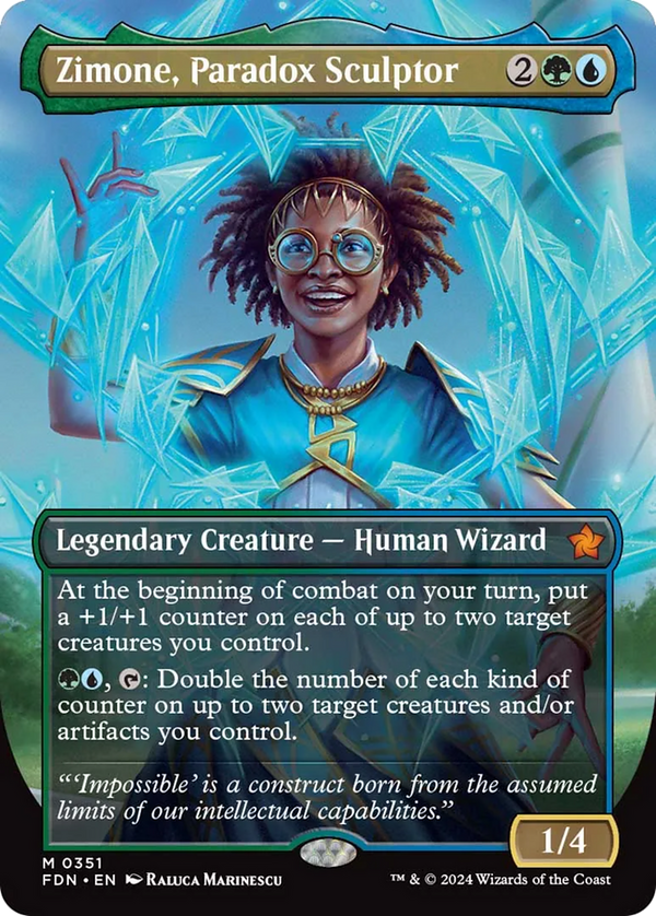 Zimone, Paradox Sculptor - Borderless (FDN)