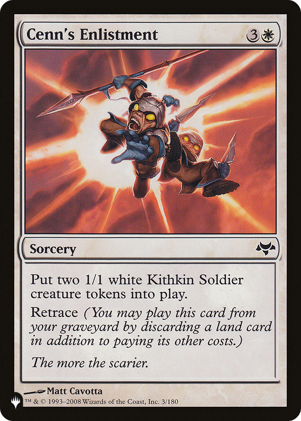 Cenn's Enlistment - EVE Reprint (PLST)