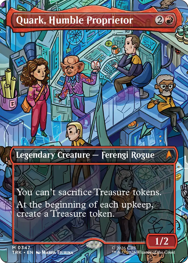 Quark, Humble Proprietor - Borderless (TRK) (Pre-Order)