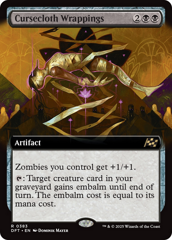 Cursecloth Wrappings - Extended Art (DFT)
